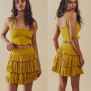 Free People Thalia Set Antique Moss